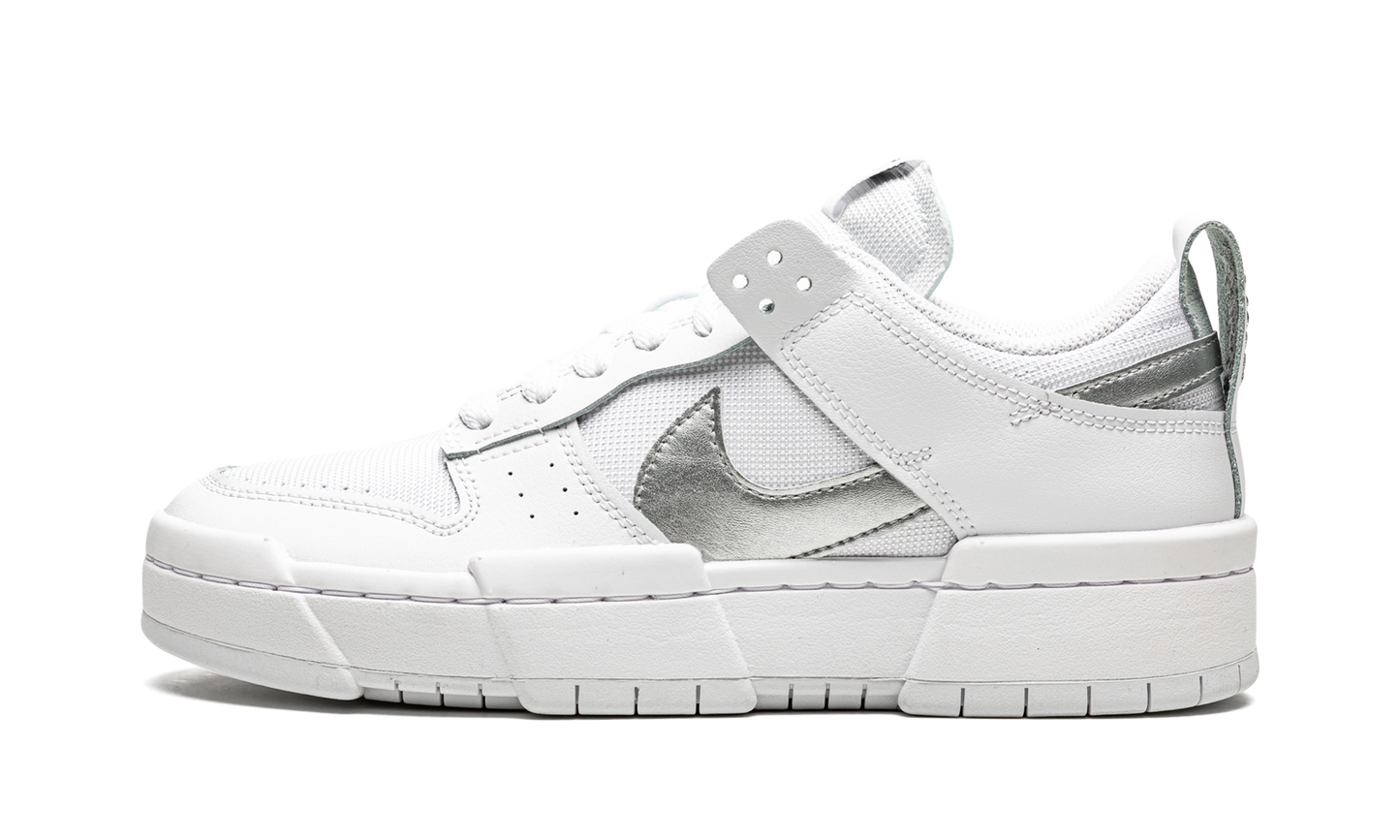DUNK LO DISRUPT MNS WMNS "White Silver"