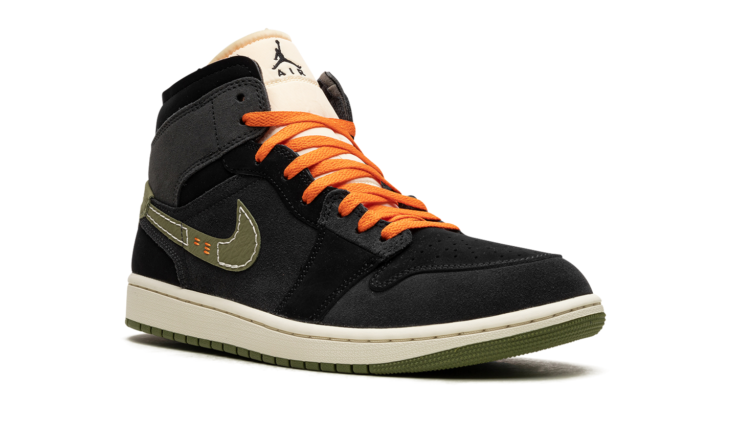 Air Jordan 1 Mid SE Craft "Anthracite Light Olive"