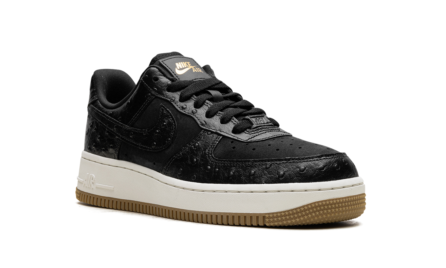 Air Force 1 Low '07 WMNS "Black Ostrich"