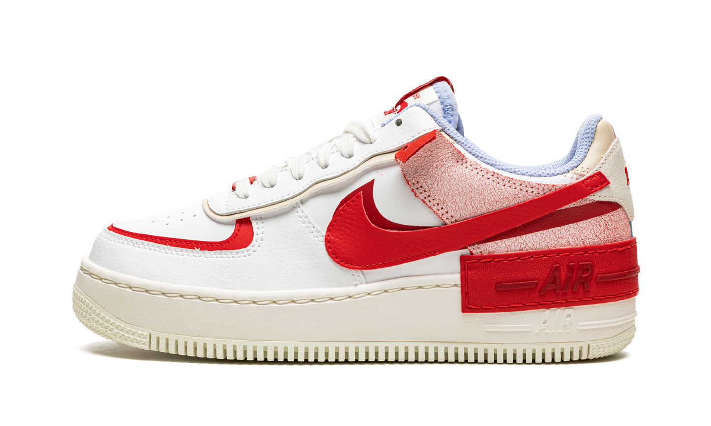AIR FORCE 1 LO SHADO MNS WMNS "Red Cracked Leather"