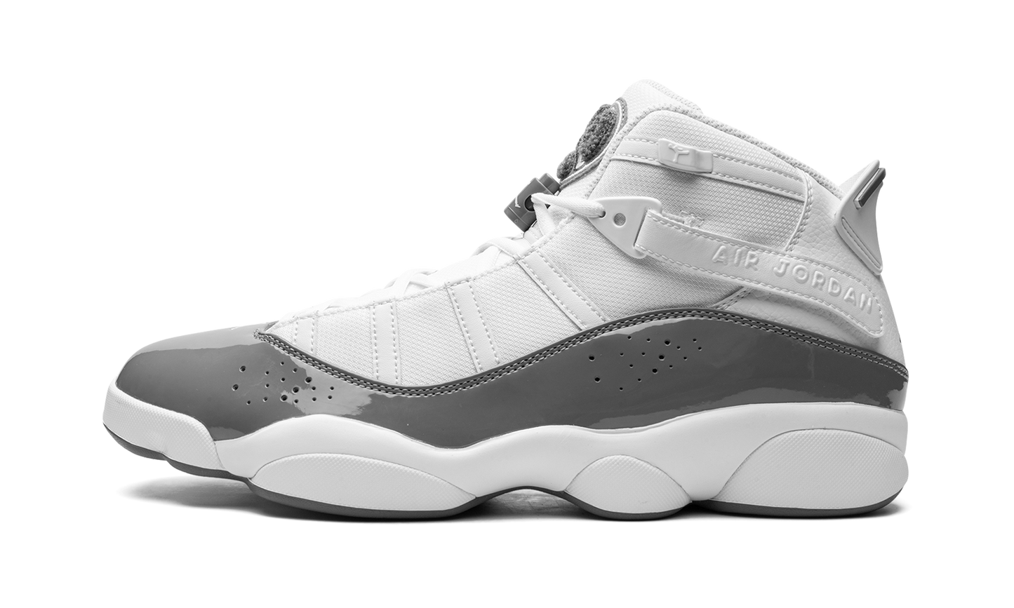 Jordan 6 rings "White / Cool Grey"