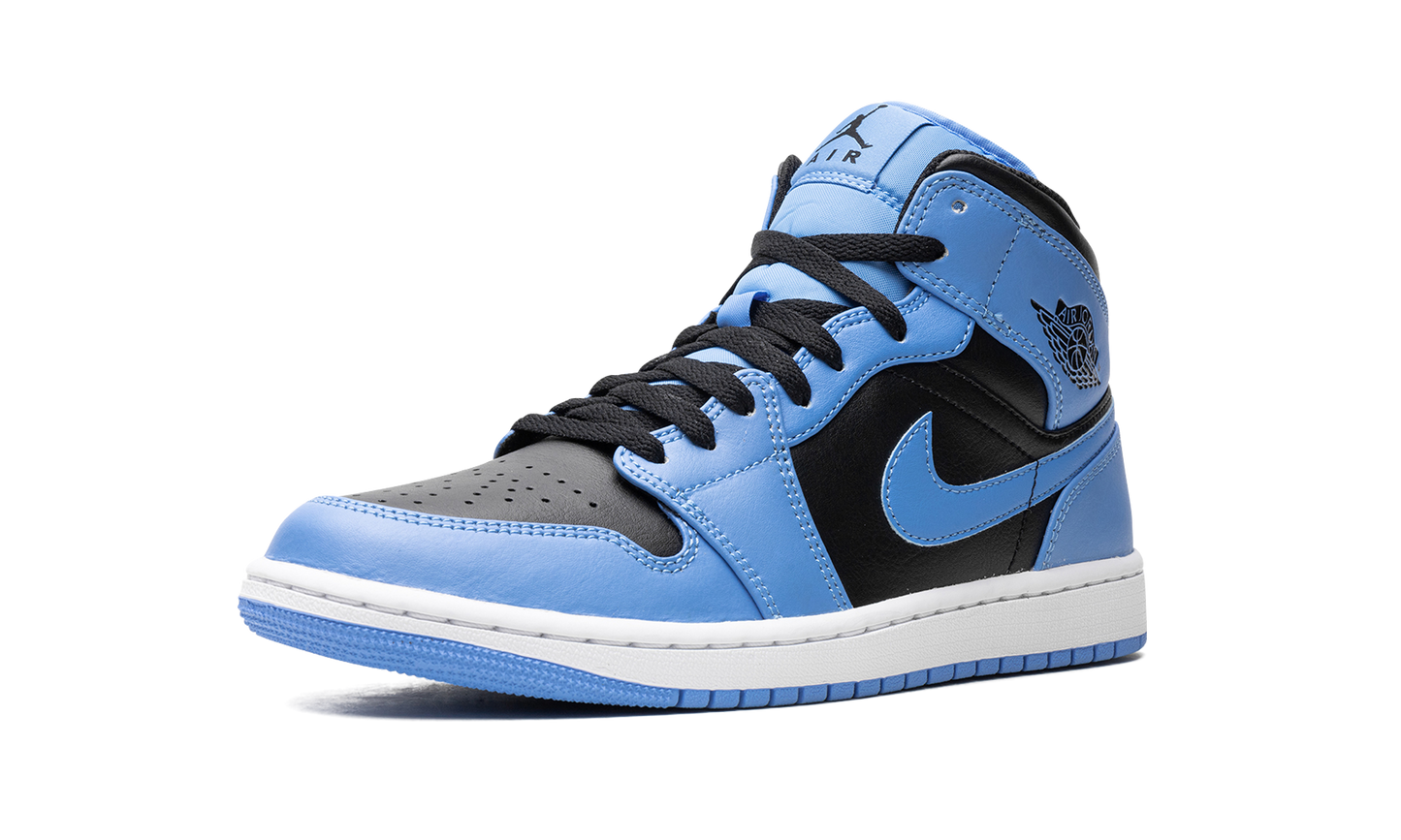 Air Jordan 1 Mid "University Blue Black"
