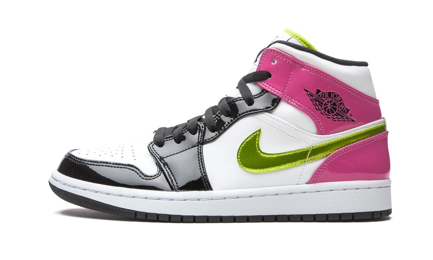 Air Jordan 1 Mid SE "Cyber / Active Fuchsia"