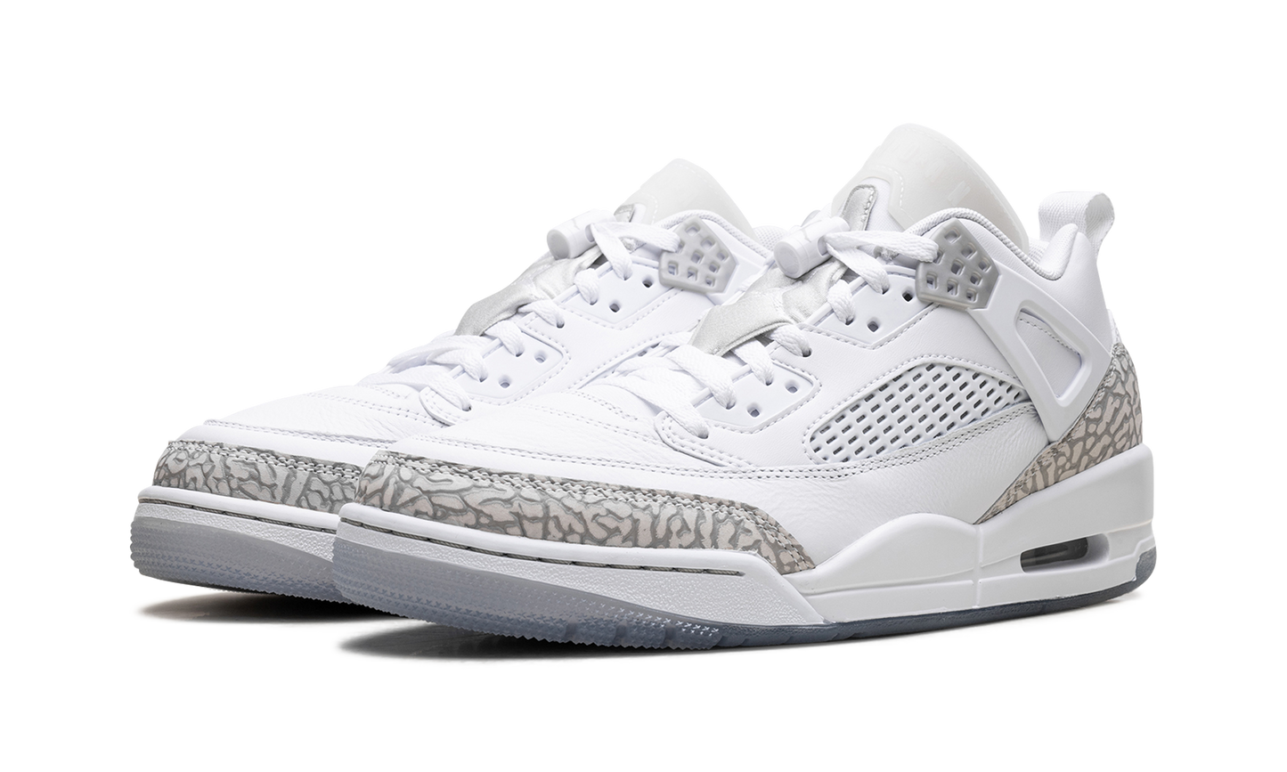 Jordan Spizike Low "White Metallic Silver Barely Blue Neutral Grey"