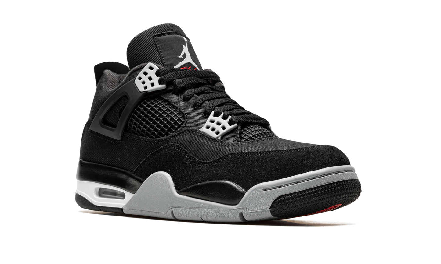 Air Jordan 4 "Black Canvas"
