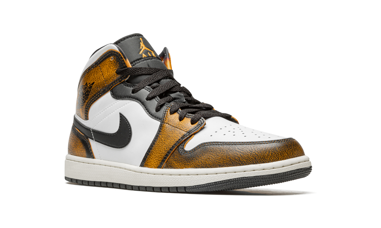 Air Jordan 1 Mid SE "Orange Wear Away"