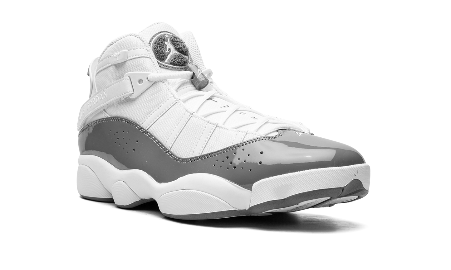 Jordan 6 rings "White / Cool Grey"