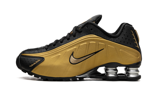 Shox R4 WMNS "Black / Metallic Gold"