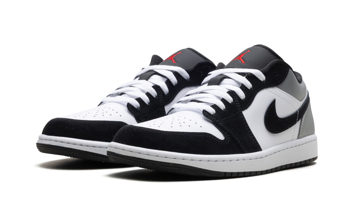 Jordan 1 Low SE "White Fire Red Black Matte Silver"