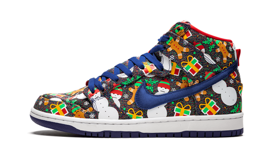 SB Dunk High TRD QS "Ugly Christmas Sweater"