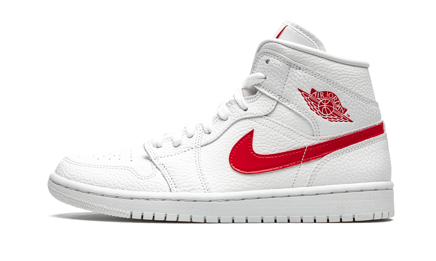 AIR JORDAN 1 MID WMNS "University Red"
