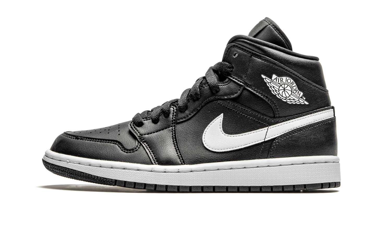 AIR JORDAN 1 MID WMNS "Black / White"