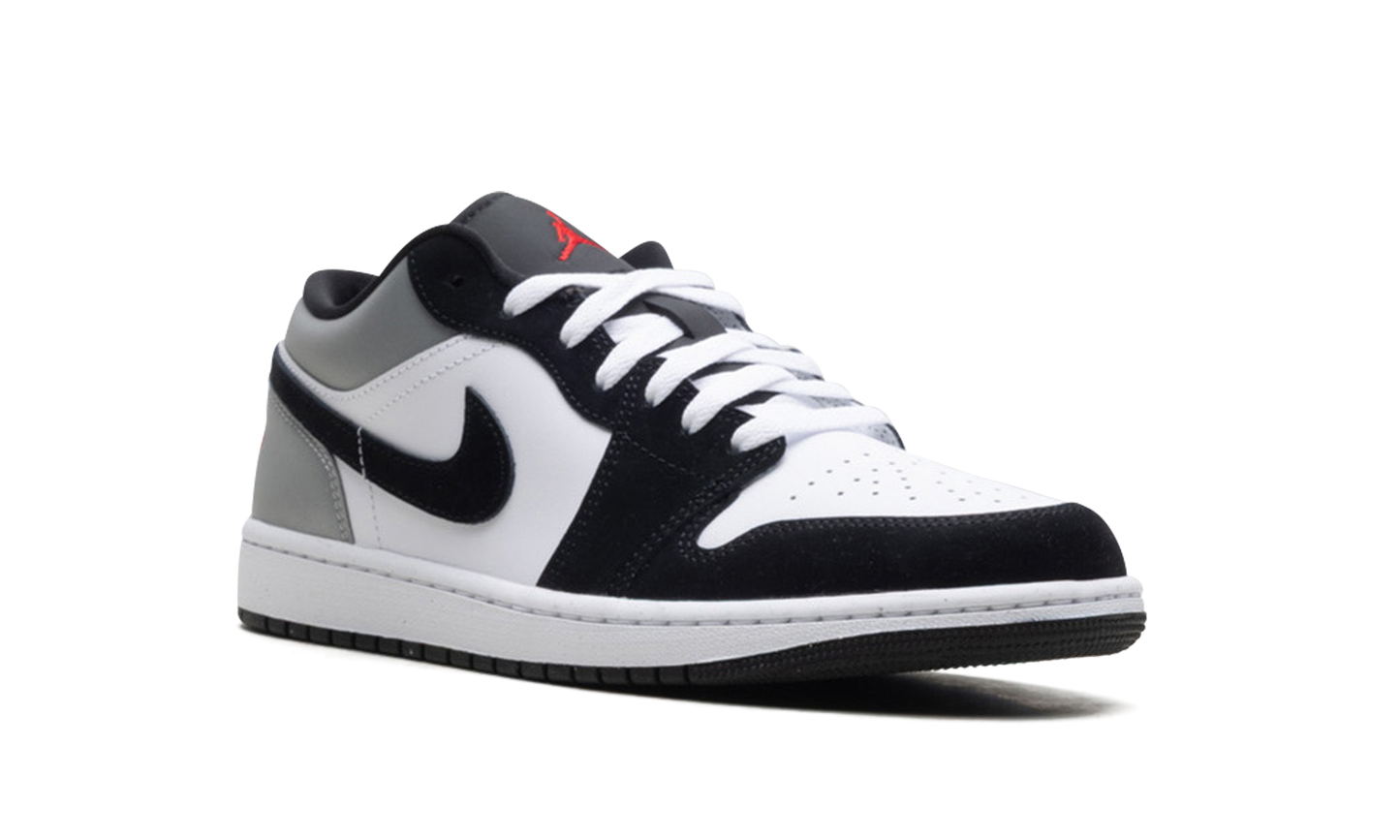 Jordan 1 Low SE "White Fire Red Black Matte Silver"