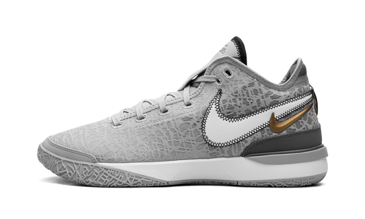 Zoom LeBron NXXT Gen "Wolf Grey Metallic Gold"