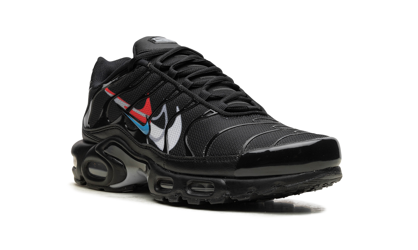 Air Max Plus "Multi Swoosh Black Bright Crimson"
