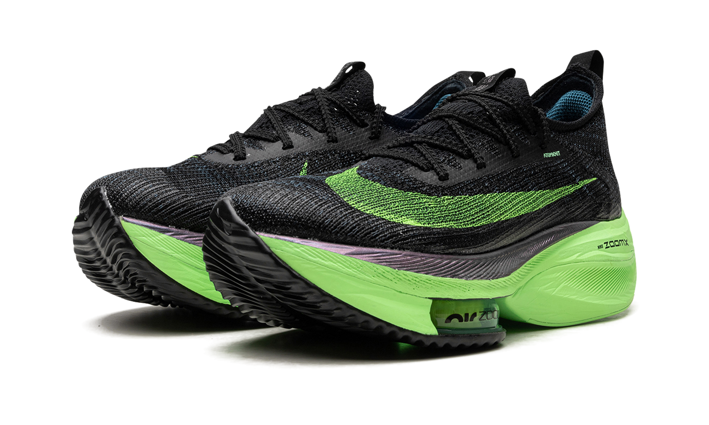 AIR ZOOM ALPHAFLY NEXT% WMNS "Black / Electric Green"