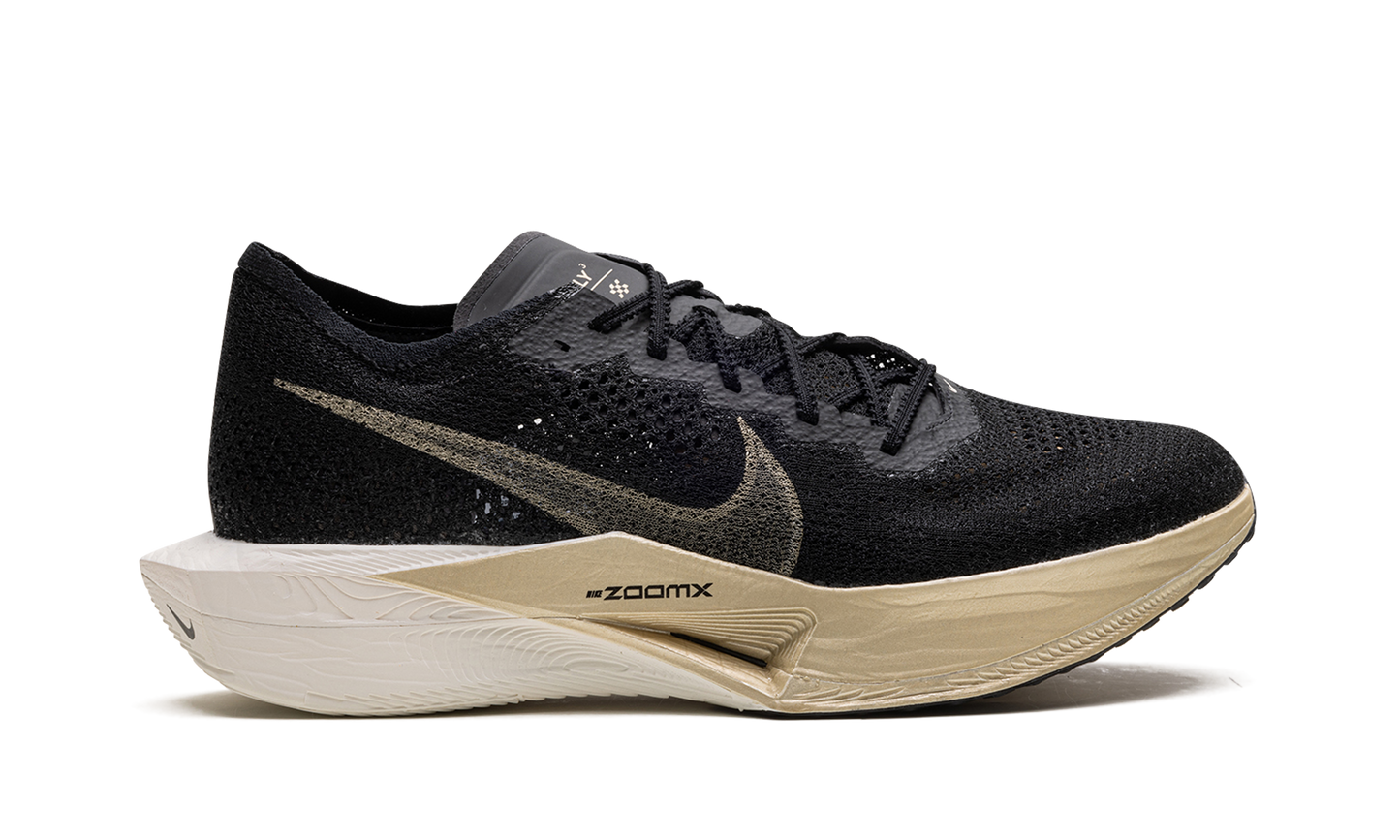 ZoomX Vaporfly 3 "Black Metallic Gold Grain"