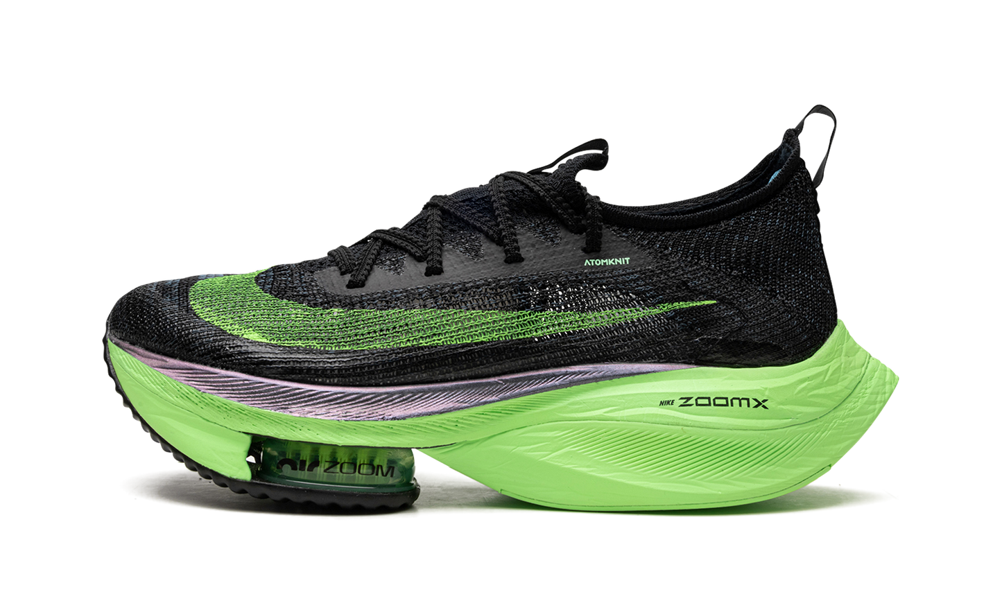 AIR ZOOM ALPHAFLY NEXT% WMNS "Black / Electric Green"