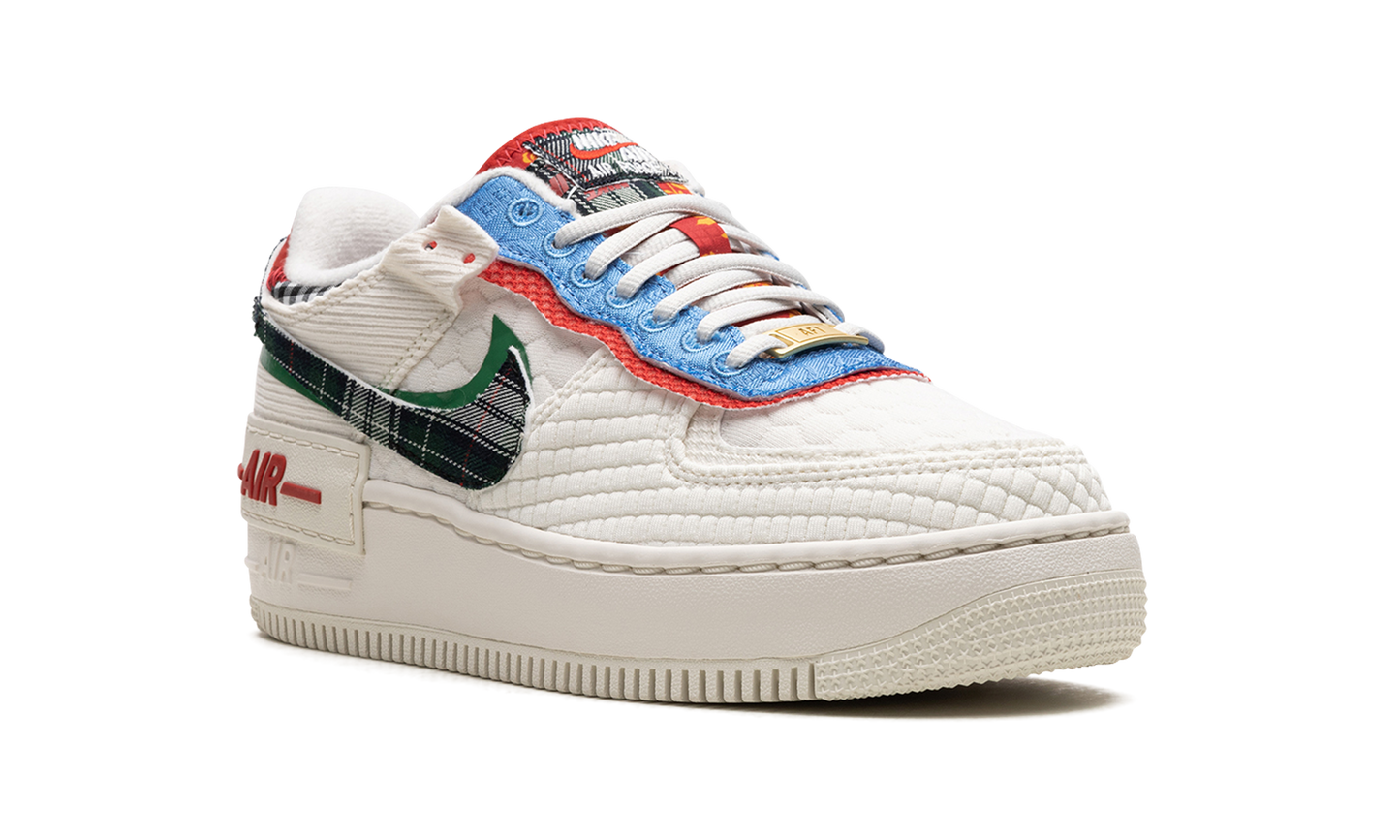 NIKE AIR FORCE 1 SHADO WMNS "Multi-Material"
