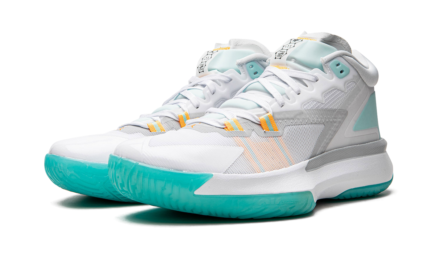 Zion 1 "White / Dynamic Turquoise"