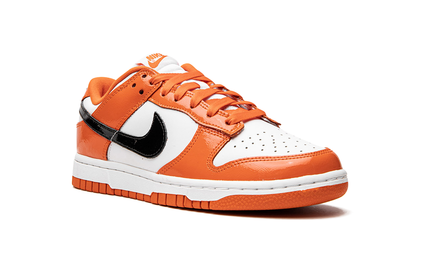 DUNK LO MNS WMNS "Orange / Black Patent Leather"