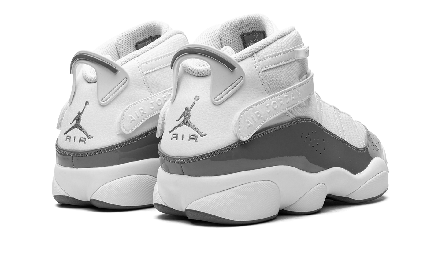 Jordan 6 rings "White / Cool Grey"