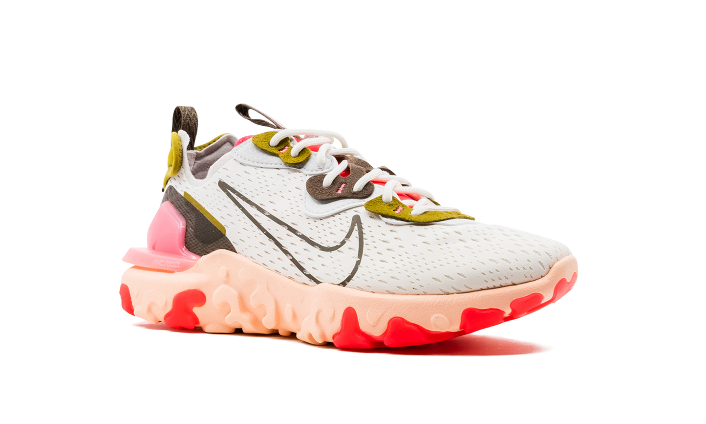 REACT VISION MNS WMNS "Summit White / Siren Red"