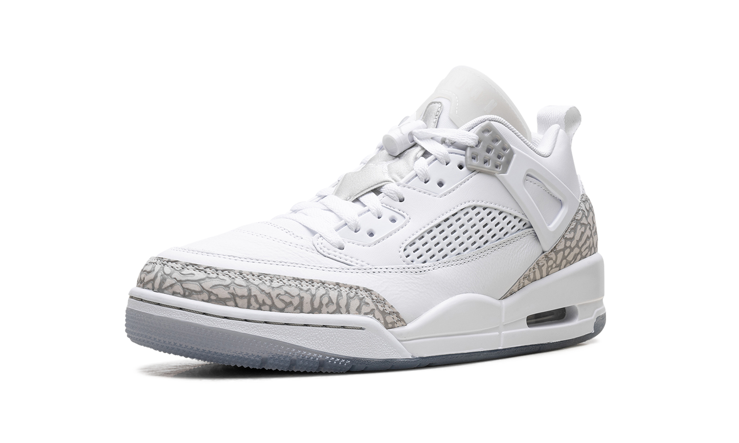 Jordan Spizike Low "White Metallic Silver Barely Blue Neutral Grey"
