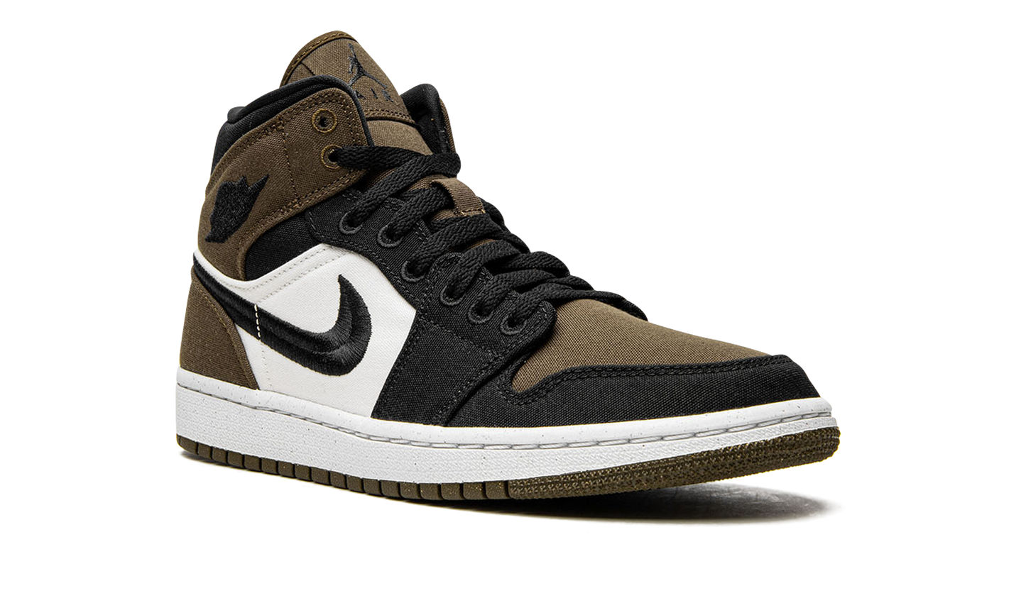 AIR JORDAN 1 MID SE WMNS "Olive Toe"