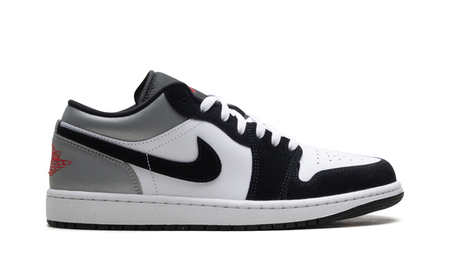 Jordan 1 Low SE "White Fire Red Black Matte Silver"