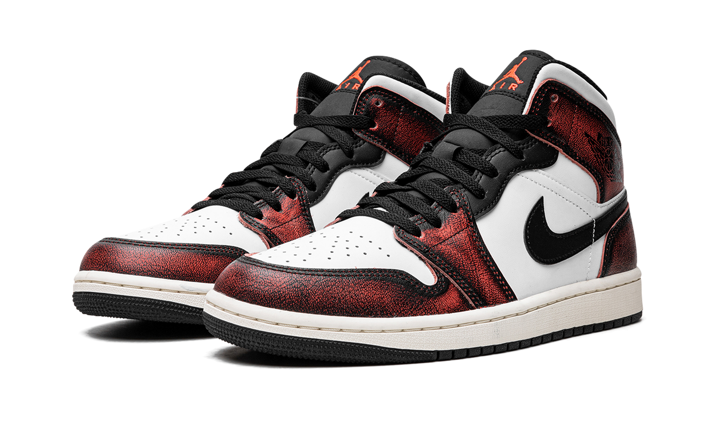 Air Jordan 1 Mid SE "Wear-Away - Infrared"