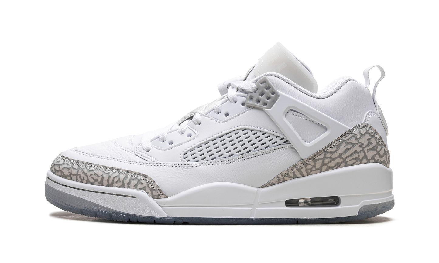 Jordan Spizike Low "White Metallic Silver Barely Blue Neutral Grey"