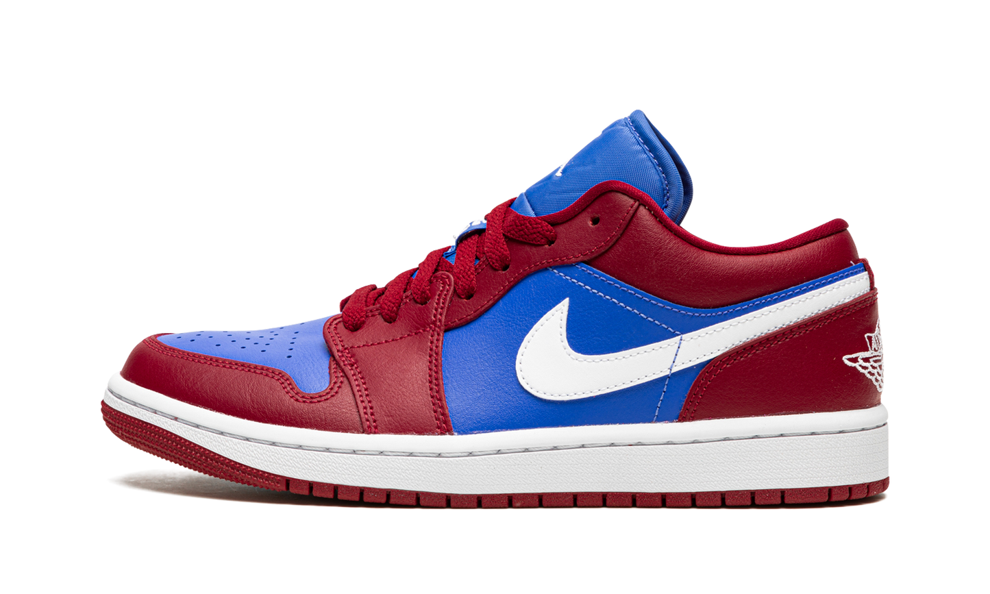 AIR JORDAN 1 LO WMNS "Pomegranate / Medium Blue"