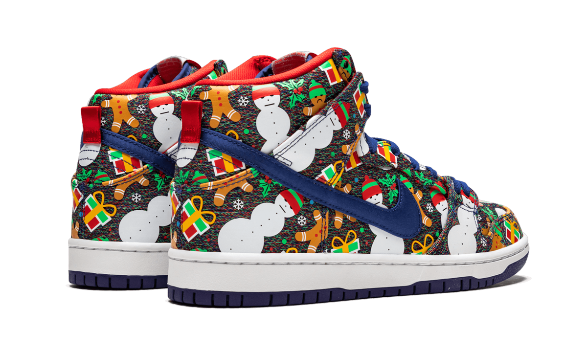 SB Dunk High TRD QS "Ugly Christmas Sweater"