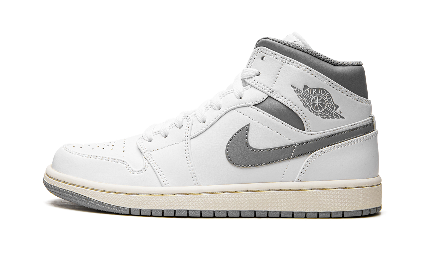 Air Jordan 1 Mid "White / Stealth Grey"