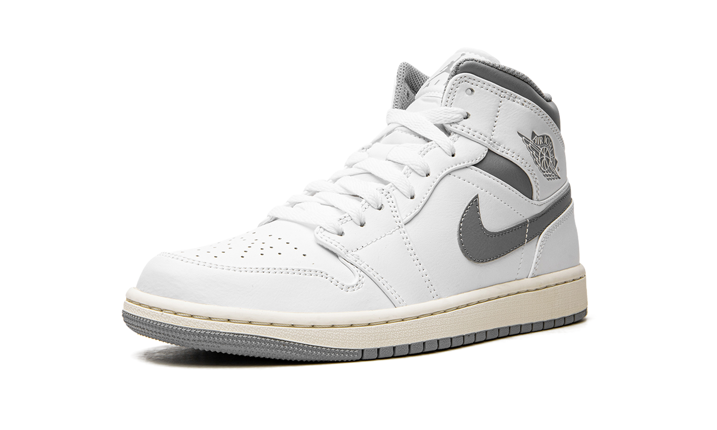Air Jordan 1 Mid "White / Stealth Grey"