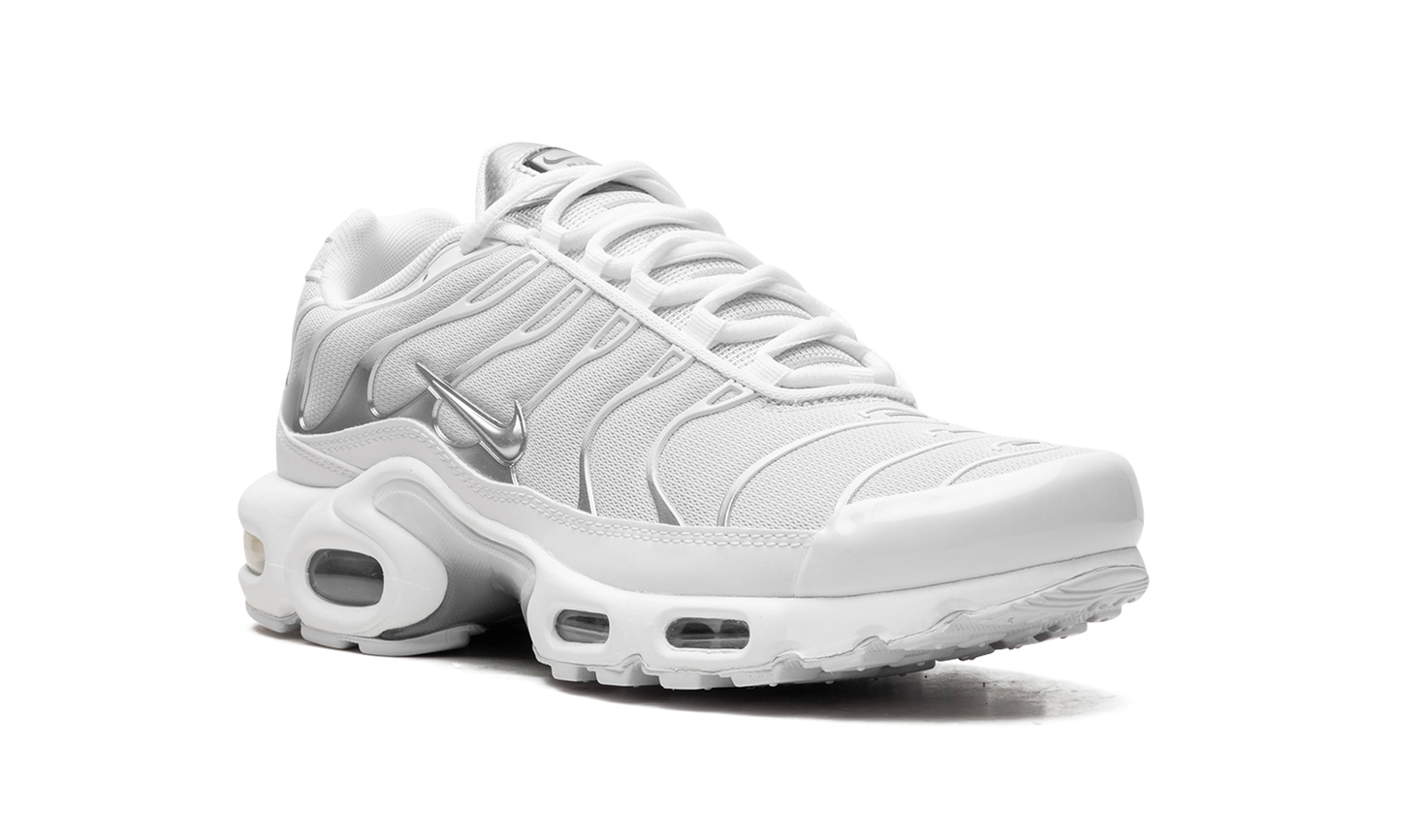 AIR MAX PLUS WMNS "White / Metallic Silver"