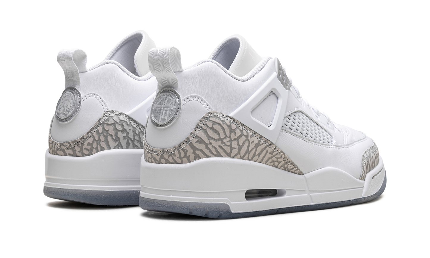 Jordan Spizike Low "White Metallic Silver Barely Blue Neutral Grey"