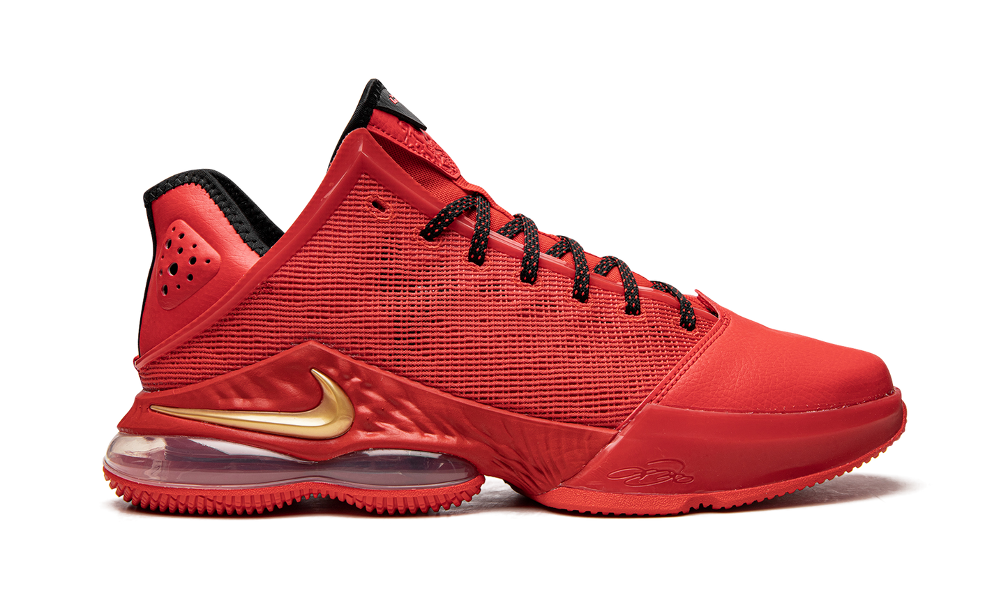 LeBron 19 Low "Light Crimson"