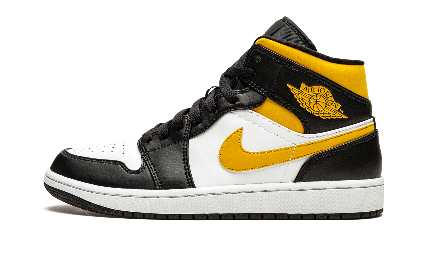 Air Jordan 1 Mid "White / Pollen / Black"
