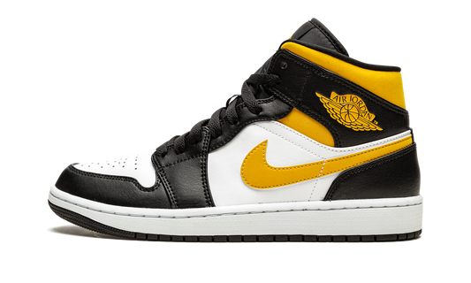 Air Jordan 1 Mid "White / Pollen / Black"
