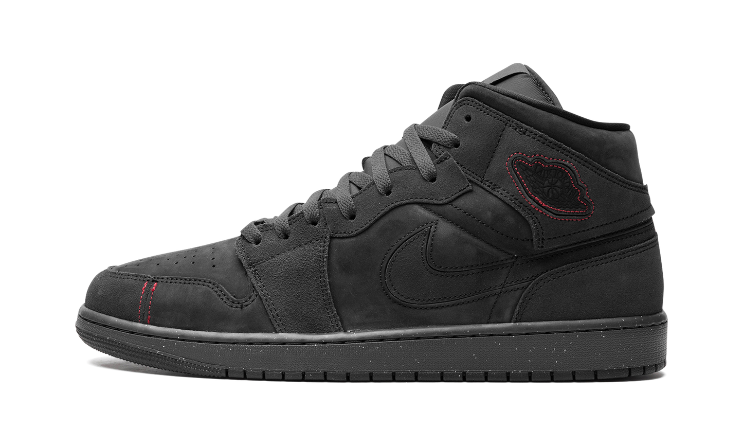 Air Jordan 1 Mid SE Craft "Dark Smoke Red"