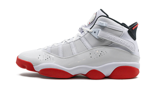 Jordan 6 Rings "White / University Red"
