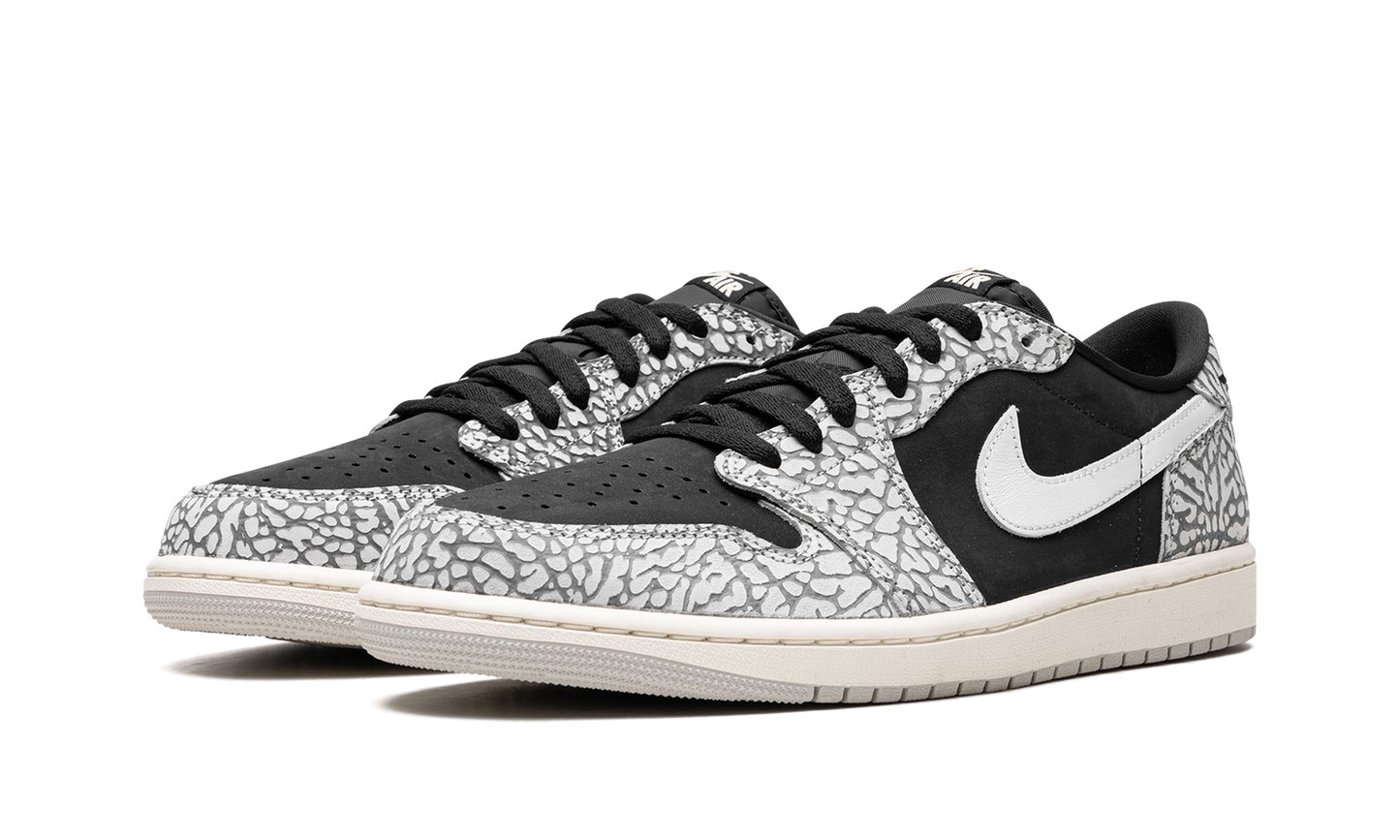 Air Jordan 1 Low "Black Elephant"