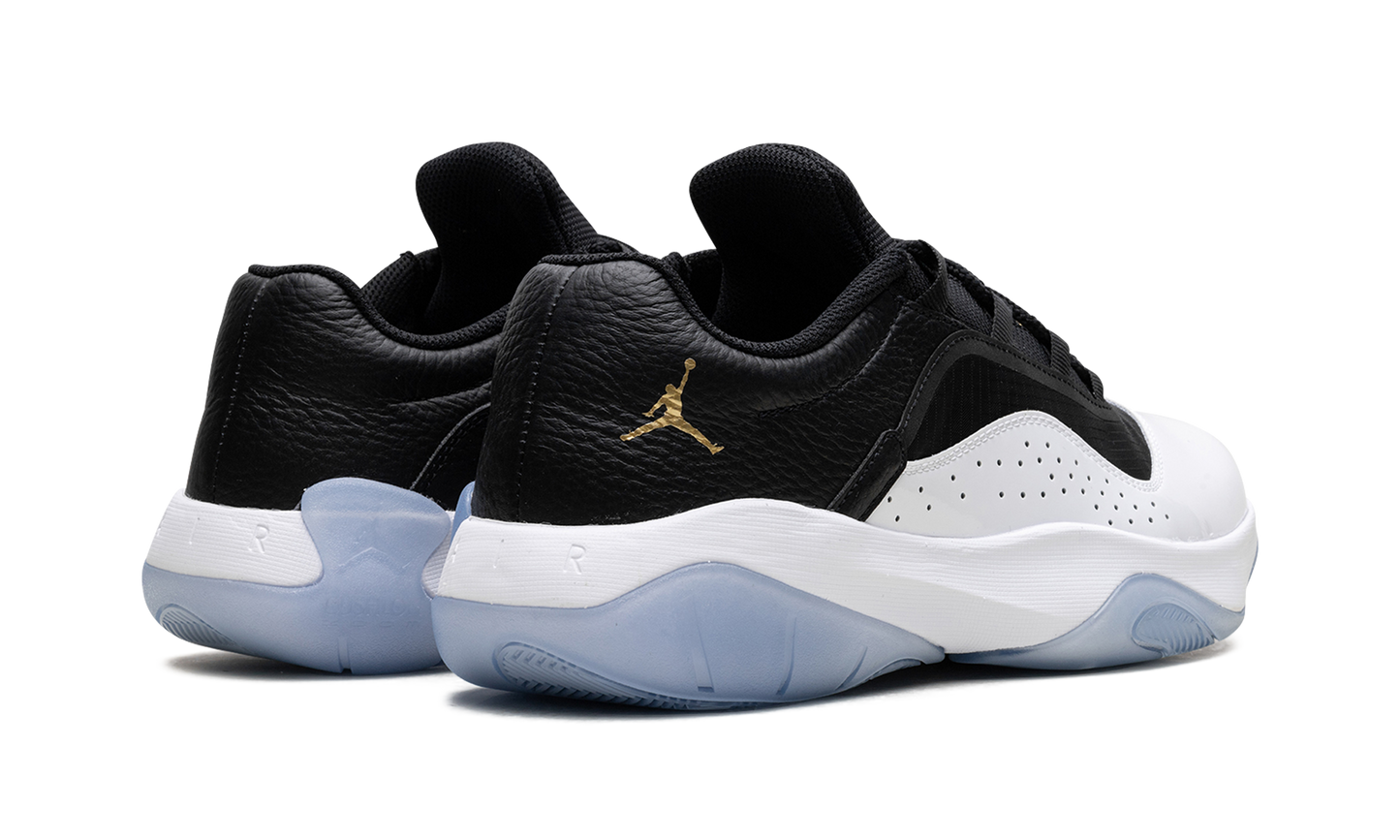 Air Jordan RETRO 11 CMFT LOW "BLACK WHITE GOLD"