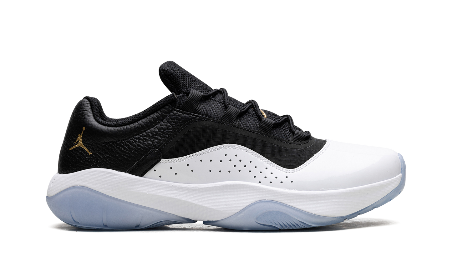 Air Jordan RETRO 11 CMFT LOW "BLACK WHITE GOLD"
