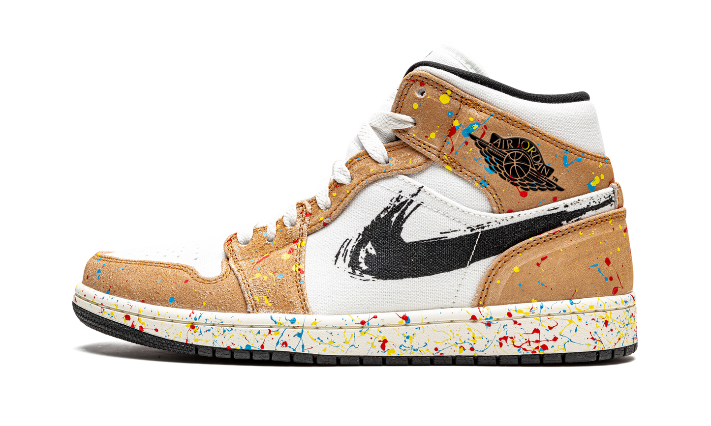Air Jordan 1 Mid SE "Brushstroke"