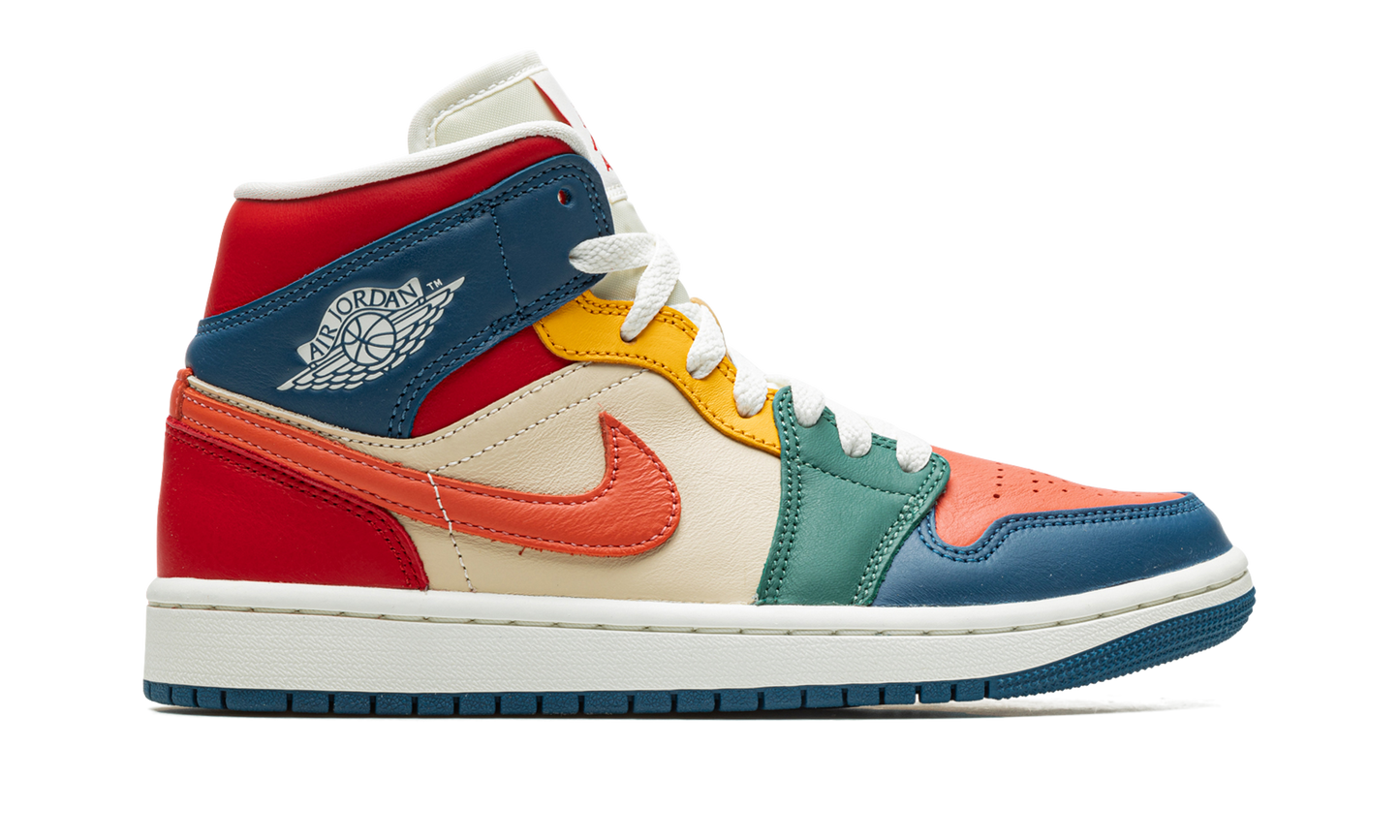 AIR JORDAN 1 MID SE WMNS "Multi-Color"