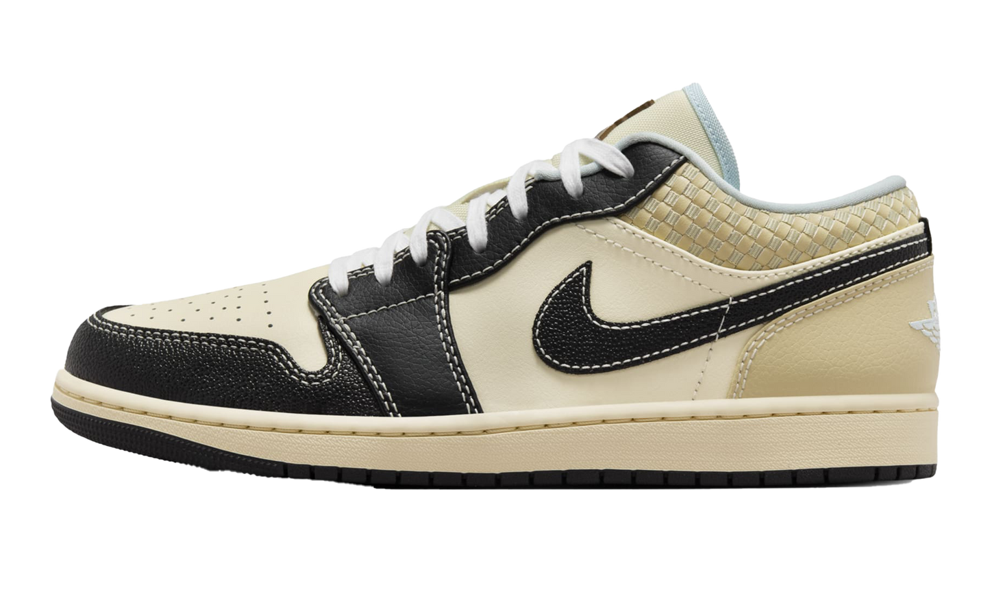 Air Jordan Retro 1 Low SE "COCONUT MILK BLACK MUSLIN"