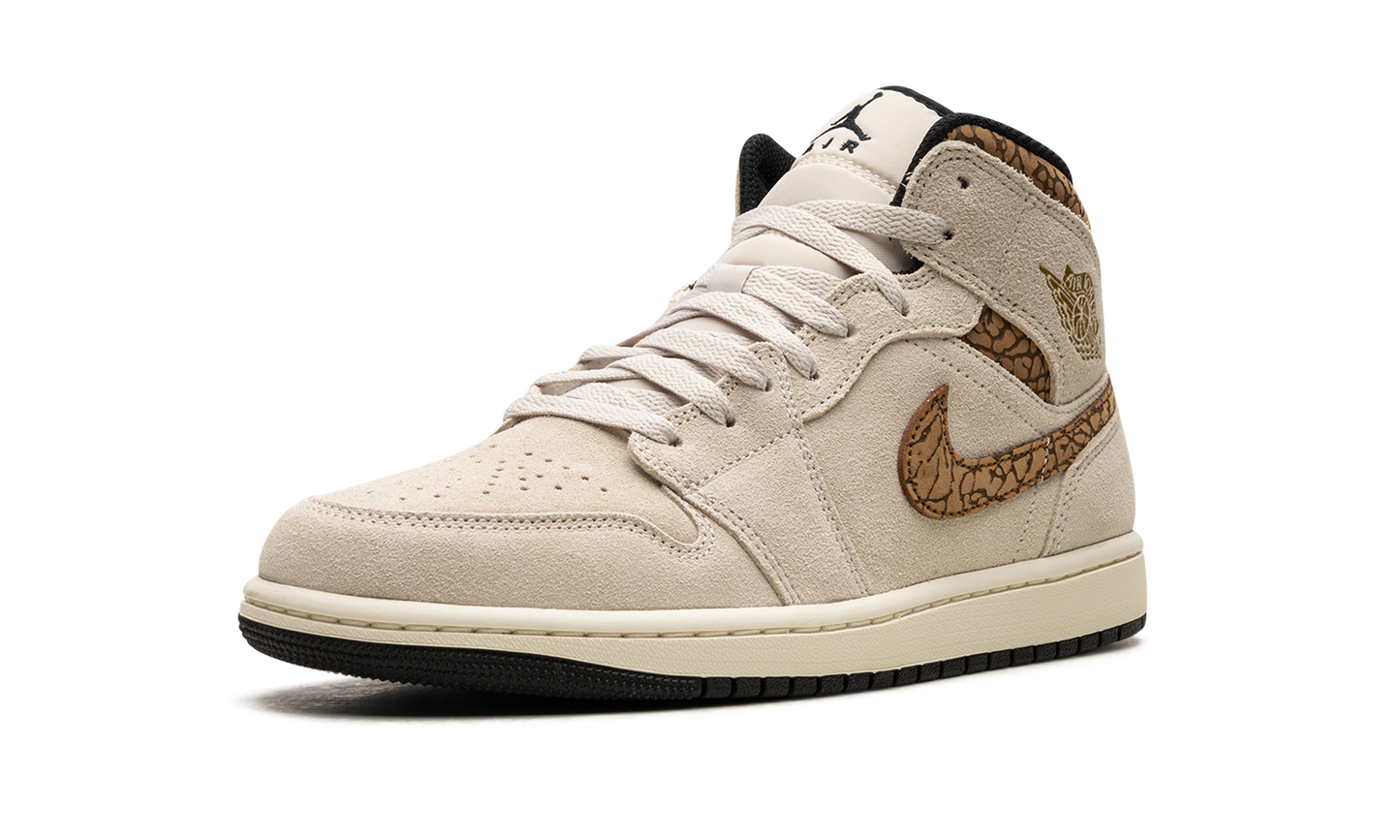 Air Jordan 1 Mid "Brown Elephant"